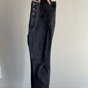Refuge black skinny jeans, distressed. Good condition, Sz 10